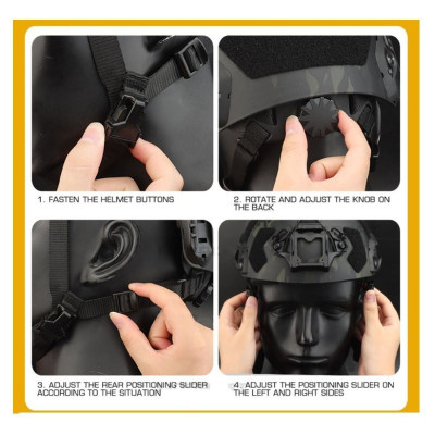 Casco PJ HL-31 Negro