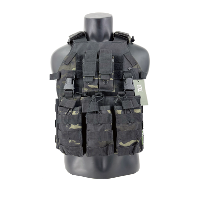 Chaleco Multicam Negro SIXMM