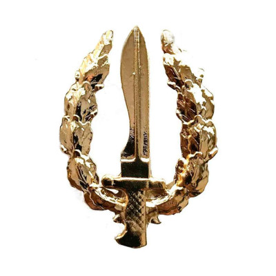 emblema coe dorado boina metalico