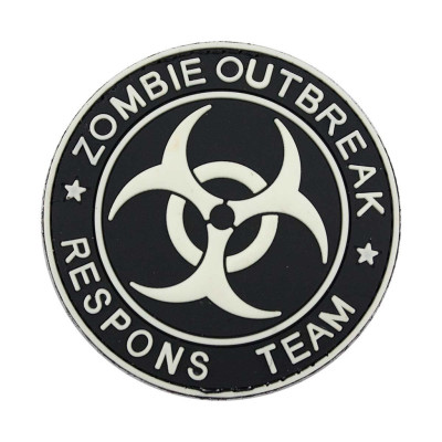 Parche 3D Zombie outbreak redondo
