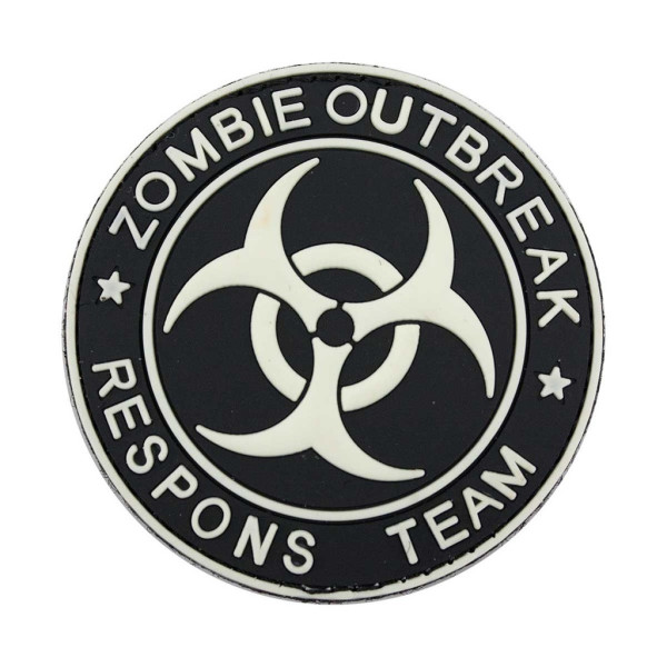 Parche 3D Zombie outbreak redondo