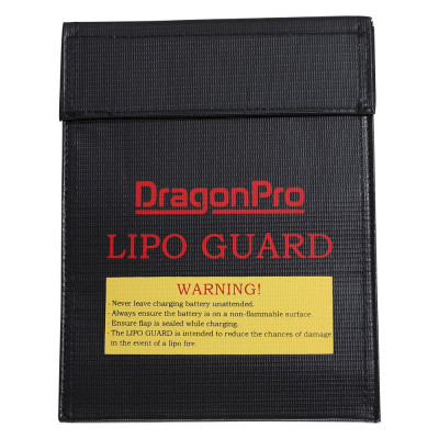 Bolsa Lipo ignifuga 18x23 cm negro