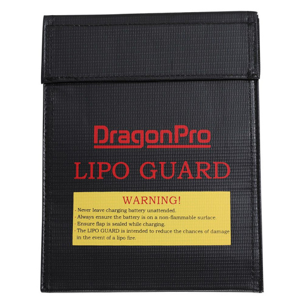 Bolsa Lipo ignifuga 18x23 cm negro