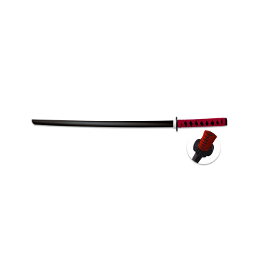 Katana entrenamiento madera negro