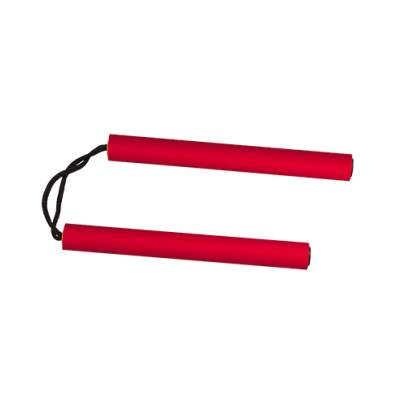 Nunchaku entrenamiento rojo