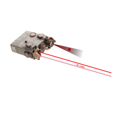 An Peq DBAL-A2 Dark Earth Laser rojo+IR Laser + IR Led