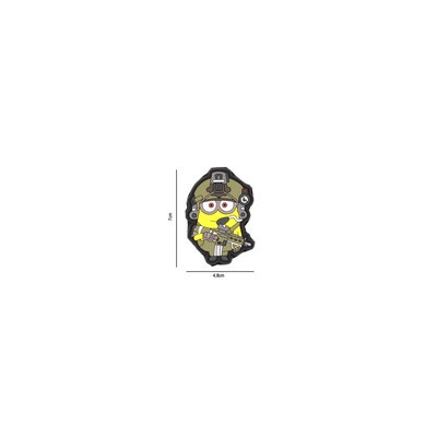 parche pvc minion verde