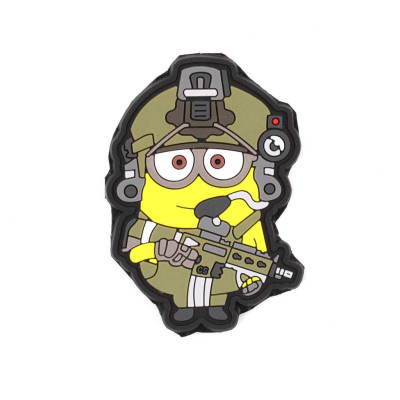 parche pvc minion verde