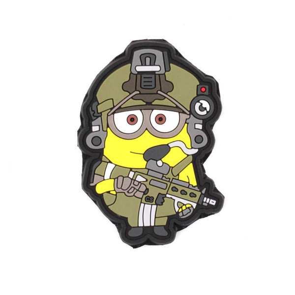parche pvc minion verde