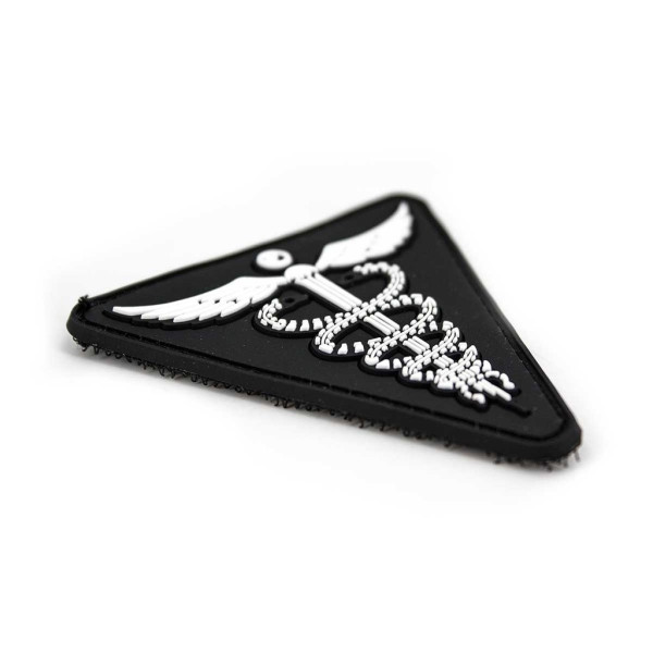 Parche pvc medical triangulo negro