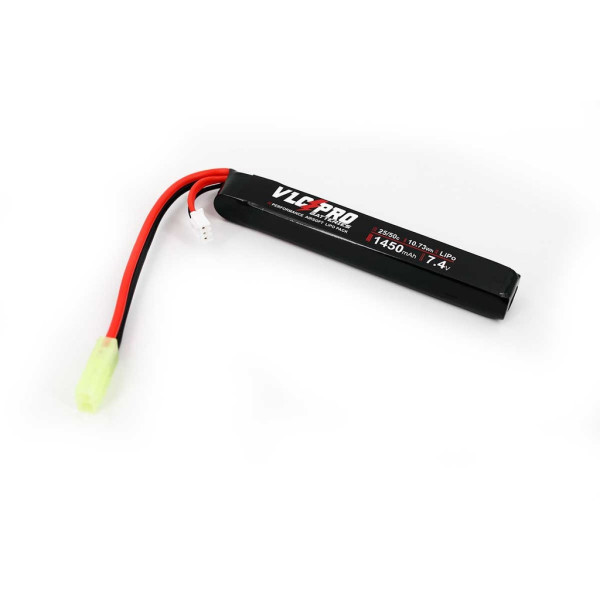 Bateria 7,4v 1450mah 25C 1 stick negra