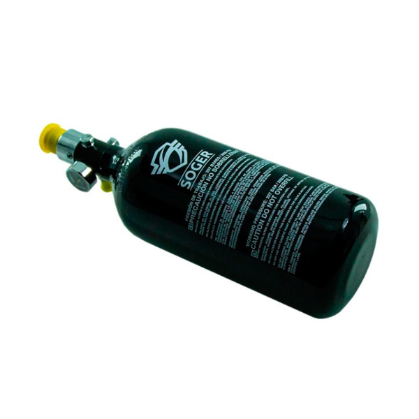 Botella HPA SOGER 0,8 litros 3000PSI aluminio negra