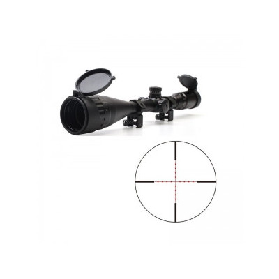 visor Zasdar 6-24x50AO mil dot iluminada