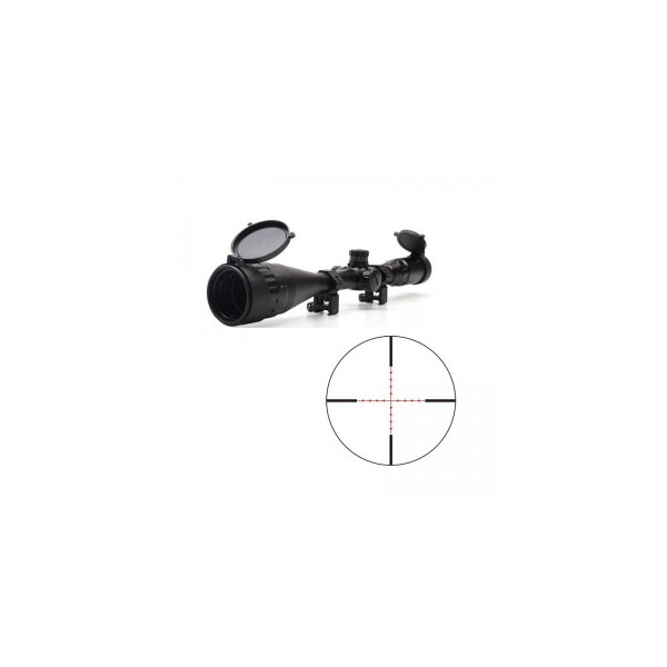 visor Zasdar 6-24x50AO mil dot iluminada