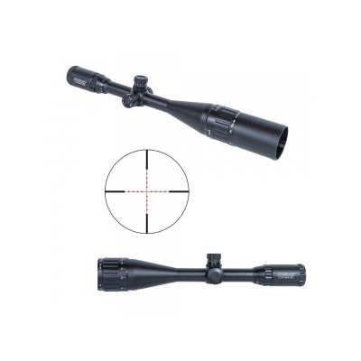 visor Zasdar 6-24x50AO mil dot iluminada