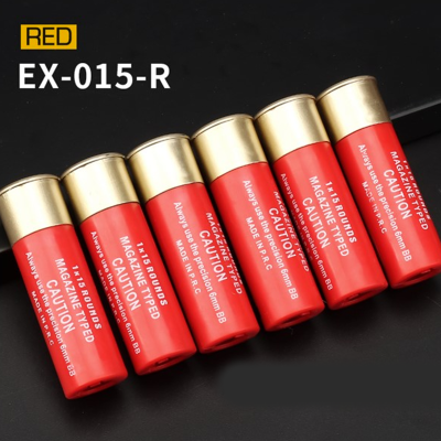 Cartuchos escopeta 6uds rojo [WOSPORT]