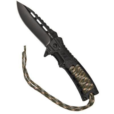 Cuchillo paracord con fire starter