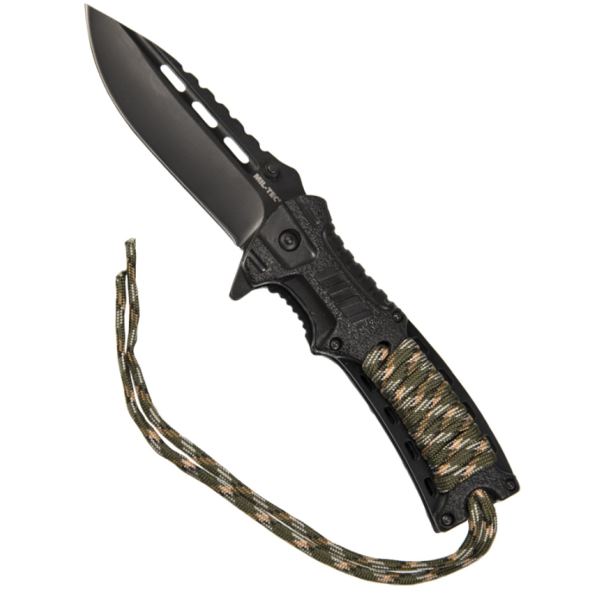 Cuchillo paracord con fire starter