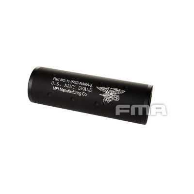 Silenciador Navy selas corto negro