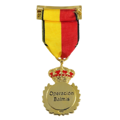 Conjunto completo medalla conmemorativa ope. Balmis ref coro