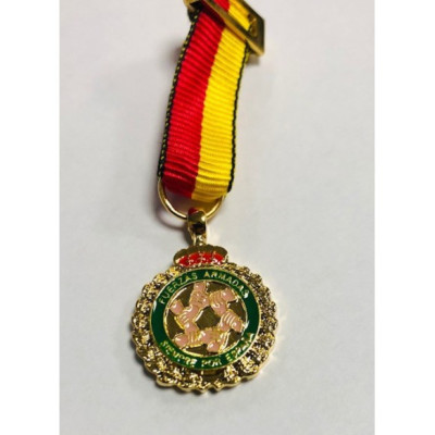 Conjunto completo medalla conmemorativa ope. Balmis ref coro