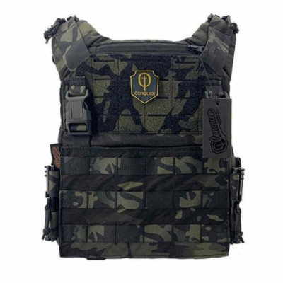 chaleco Conquer CQR G2 Multicam Negro