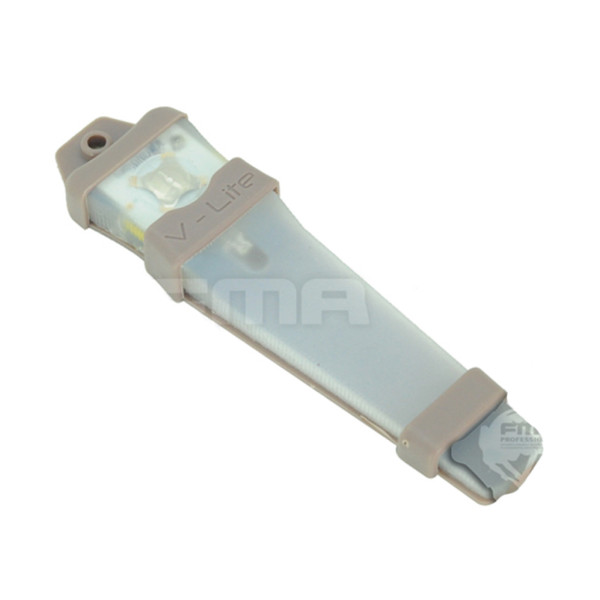 Linterna FMA velcro luz blanco TAN