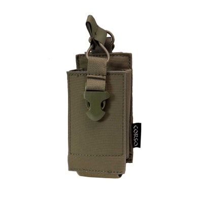 Pouch walkie verde molle CORSO