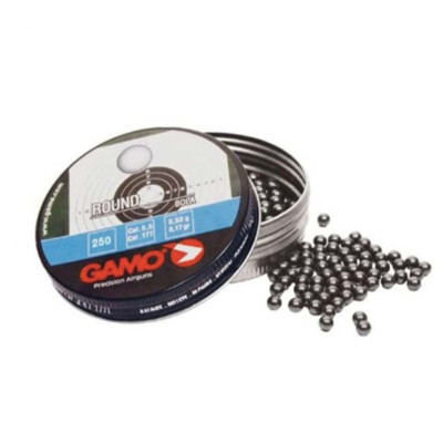 Perdigones gamo 5.5 bola 250uds plata