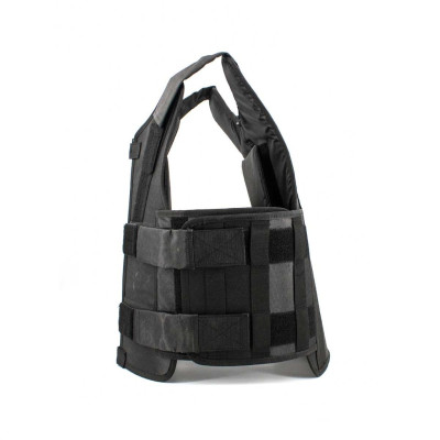 Chaleco anticorte cremallera negro L/XL