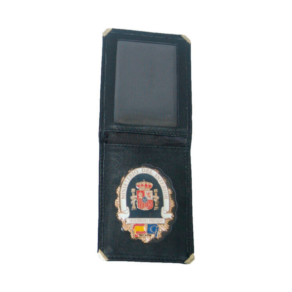 Cartera piel placa seg privada