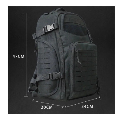 Mochila 40L Negra SIXMM DG