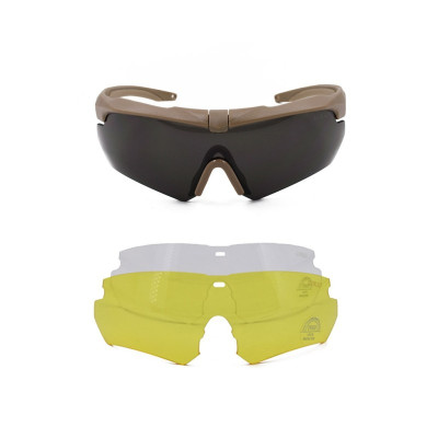 Gafa Corso Revenge Mk2 3 lentes Coyote