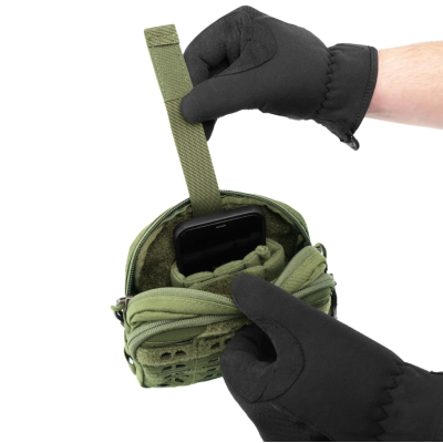 Bolsa pequeña utiles verde Novritsch