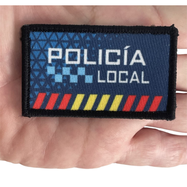 Parche barbaric .2x7 cm policia local