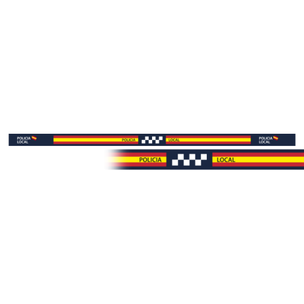 pulsera cinta bandera españa policia local