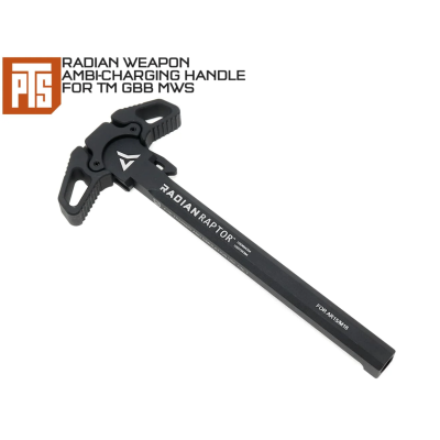 Palanca de carga Raptor Negra MWS PTS Radian Charging handle