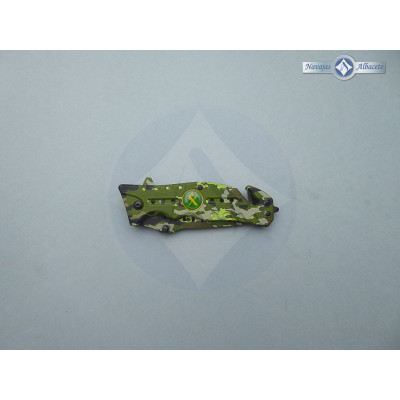 Navaja albainox camo verde H:8 Guardia civil