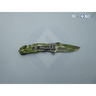 Navaja albainox camo verde H:8 Guardia civil