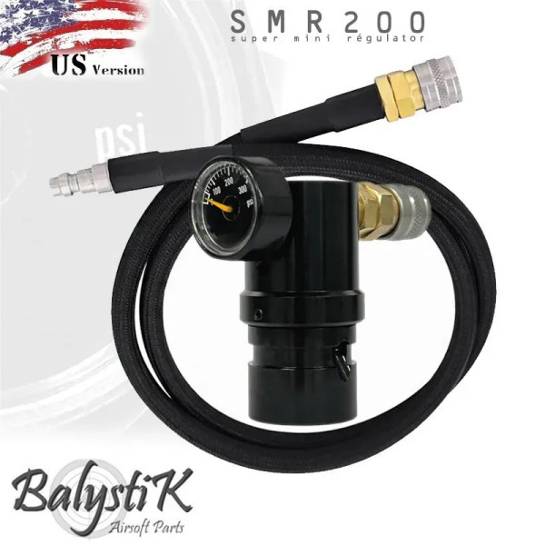 Kit regulador con linea US HPA balystik negro