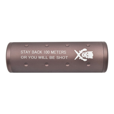 Silenciador Stubby TAN de Aluminio