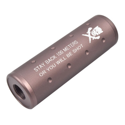 Silenciador Stubby TAN de Aluminio