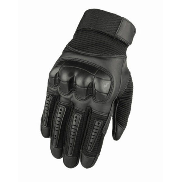 guantes tacticos completos APV A16 negros XL