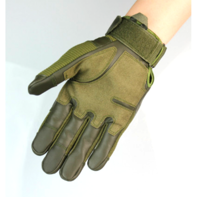 guantes tacticos completos APV A16 negros XL