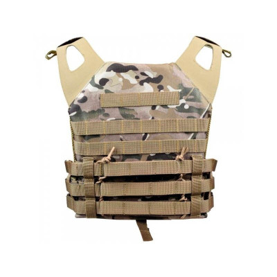 Chaleco Tactico portaplacas tipo multicam