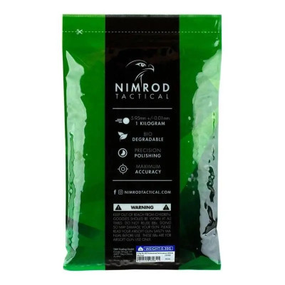 Bolas 0,30 3125bbs BIO Nimrod white
