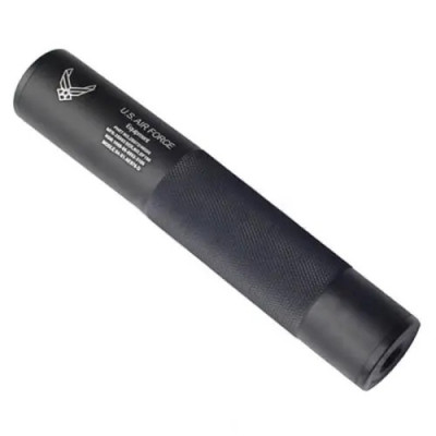 Silenciador USAF largo 198mm negro FMA