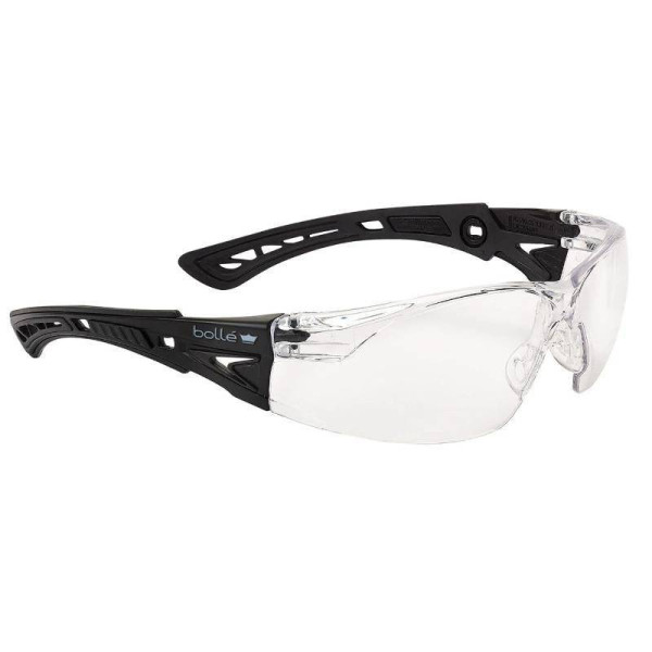 Gafa Rush patilla negra transparente