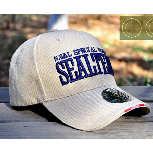 Gorra baseball seal team TAN