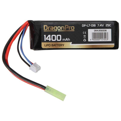 Bateria 7,4v 1400mah DragonPro